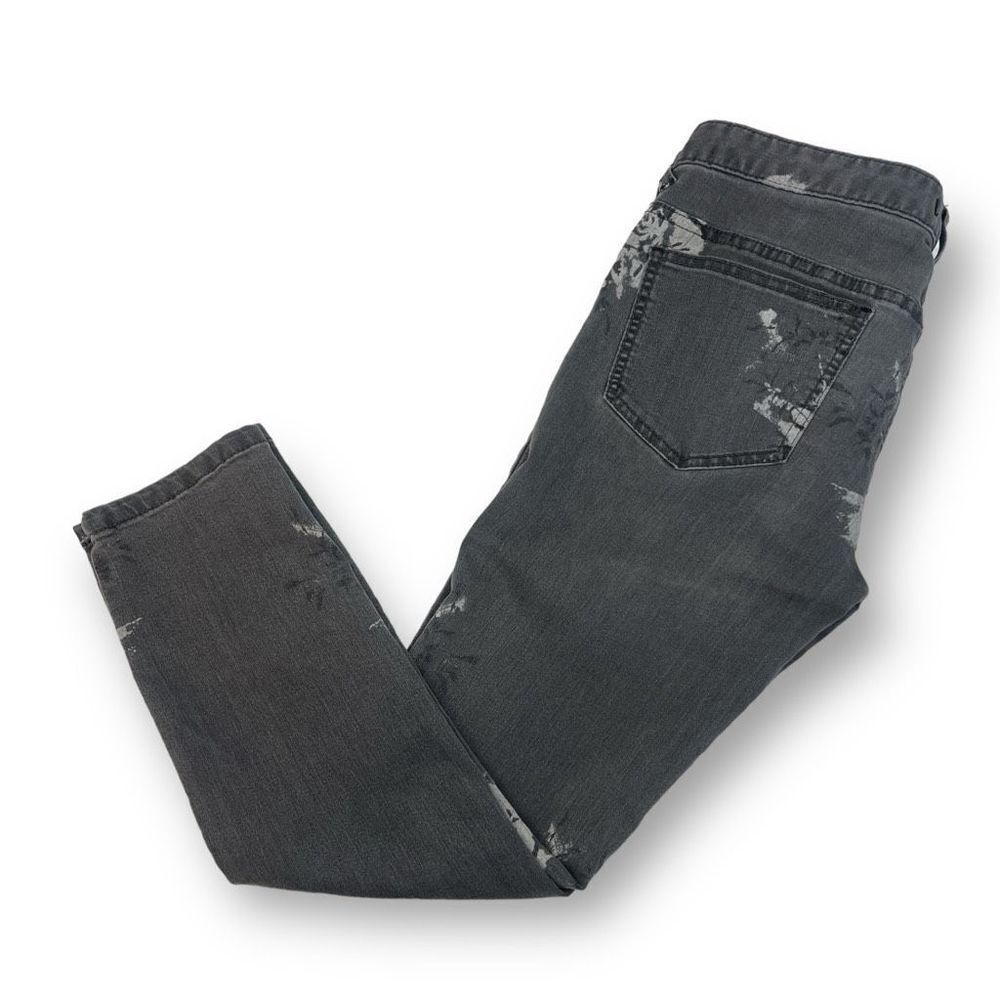 Free People Gray Floral Women's Jeans